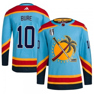 Authentic Adidas Youth Pavel Bure Light Blue Reverse Retro 2.0 2023 Stanley Cup Final Jersey - NHL Florida Panthers