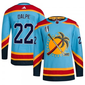 Authentic Adidas Youth Zac Dalpe Light Blue Reverse Retro 2.0 2023 Stanley Cup Final Jersey - NHL Florida Panthers