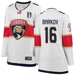 Breakaway Fanatics Branded Women's Aleksander Barkov White Away 2023 Stanley Cup Final Jersey - NHL Florida Panthers