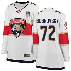 Breakaway Fanatics Branded Women's Sergei Bobrovsky White Away 2023 Stanley Cup Final Jersey - NHL Florida Panthers