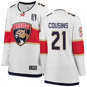 Breakaway Fanatics Branded Women's Nick Cousins White Away 2023 Stanley Cup Final Jersey - NHL Florida Panthers