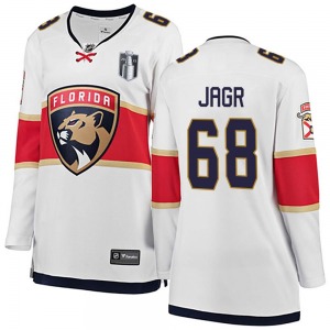 Breakaway Fanatics Branded Women's Jaromir Jagr White Away 2023 Stanley Cup Final Jersey - NHL Florida Panthers