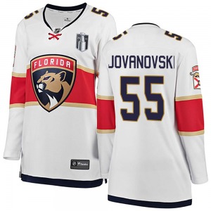 Breakaway Fanatics Branded Women's Ed Jovanovski White Away 2023 Stanley Cup Final Jersey - NHL Florida Panthers