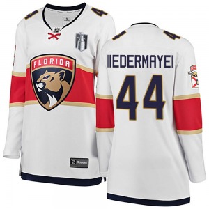 Breakaway Fanatics Branded Women's Rob Niedermayer White Away 2023 Stanley Cup Final Jersey - NHL Florida Panthers