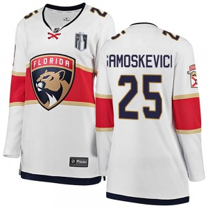 Breakaway Fanatics Branded Women's Mackie Samoskevich White Away 2023 Stanley Cup Final Jersey - NHL Florida Panthers