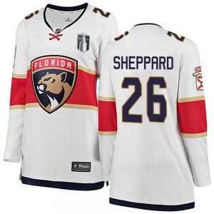 Breakaway Fanatics Branded Women's Ray Sheppard White Away 2023 Stanley Cup Final Jersey - NHL Florida Panthers