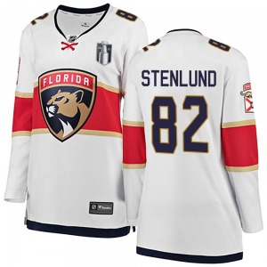 Breakaway Fanatics Branded Women's Kevin Stenlund White Away 2023 Stanley Cup Final Jersey - NHL Florida Panthers