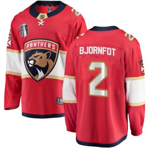 Breakaway Fanatics Branded Youth Tobias Bjornfot Red Home 2023 Stanley Cup Final Jersey - NHL Florida Panthers