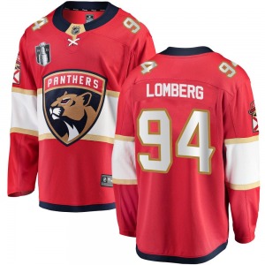 Breakaway Fanatics Branded Youth Ryan Lomberg Red Home 2023 Stanley Cup Final Jersey - NHL Florida Panthers