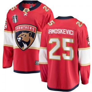 Breakaway Fanatics Branded Youth Mackie Samoskevich Red Home 2023 Stanley Cup Final Jersey - NHL Florida Panthers