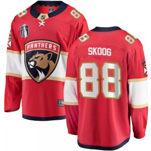 Breakaway Fanatics Branded Youth Wilmer Skoog Red Home 2023 Stanley Cup Final Jersey - NHL Florida Panthers