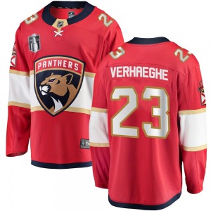 Breakaway Fanatics Branded Youth Carter Verhaeghe Red Home 2023 Stanley Cup Final Jersey - NHL Florida Panthers