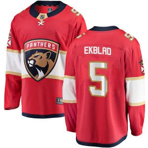 Breakaway Fanatics Branded Adult Aaron Ekblad Red Home Jersey - NHL Florida Panthers