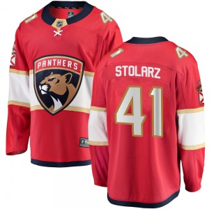 Breakaway Fanatics Branded Adult Anthony Stolarz Red Home Jersey - NHL Florida Panthers