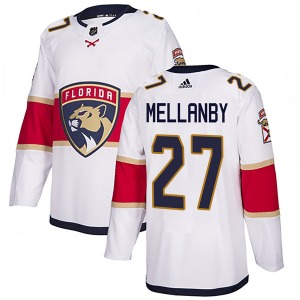 Authentic Adidas Youth Scott Mellanby White Away Jersey - NHL Florida Panthers