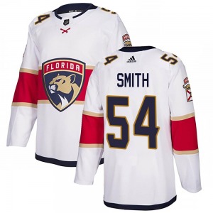 Authentic Adidas Youth Givani Smith White Away Jersey - NHL Florida Panthers