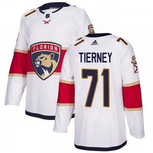 Authentic Adidas Youth Chris Tierney White Away Jersey - NHL Florida Panthers