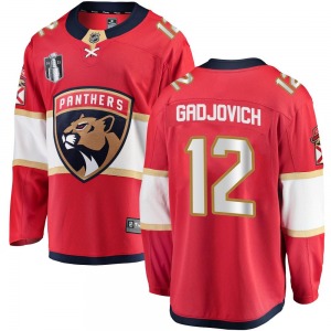 Breakaway Fanatics Branded Adult Jonah Gadjovich Red Home 2023 Stanley Cup Final Jersey - NHL Florida Panthers