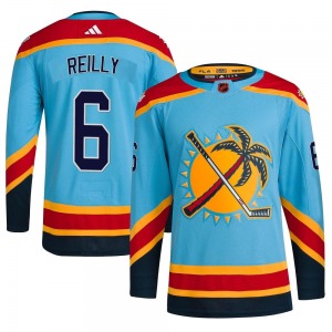 Authentic Adidas Youth Mike Reilly Light Blue Reverse Retro 2.0 Jersey - NHL Florida Panthers