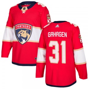 Authentic Adidas Youth Christopher Gibson Red Home Jersey - NHL Florida Panthers