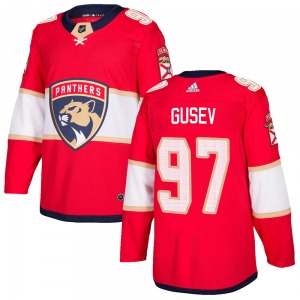 Authentic Adidas Youth Nikita Gusev Red Home Jersey - NHL Florida Panthers