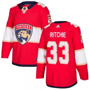 Authentic Adidas Youth Brett Ritchie Red Home Jersey - NHL Florida Panthers