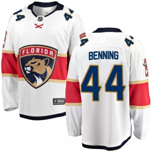 Breakaway Fanatics Branded Youth Mike Benning White Away Jersey - NHL Florida Panthers