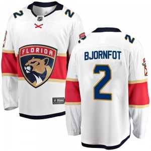Breakaway Fanatics Branded Youth Tobias Bjornfot White Away Jersey - NHL Florida Panthers