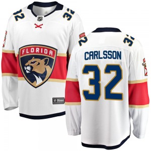 Breakaway Fanatics Branded Youth Lucas Carlsson White Away Jersey - NHL Florida Panthers