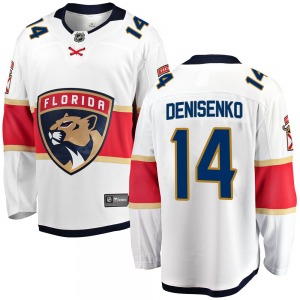 Breakaway Fanatics Branded Youth Grigori Denisenko White Away Jersey - NHL Florida Panthers
