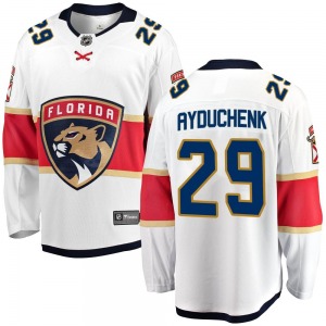 Breakaway Fanatics Branded Youth Sergei Gayduchenko White Away Jersey - NHL Florida Panthers