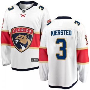 Breakaway Fanatics Branded Youth Matt Kiersted White Away Jersey - NHL Florida Panthers