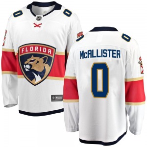 Breakaway Fanatics Branded Youth Ryan McAllister White Away Jersey - NHL Florida Panthers