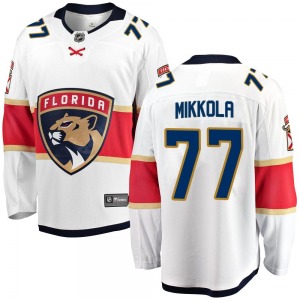 Breakaway Fanatics Branded Youth Niko Mikkola White Away Jersey - NHL Florida Panthers