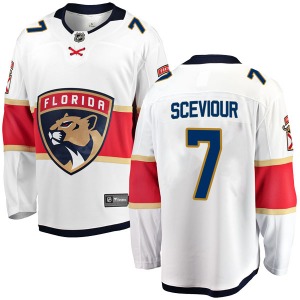 Breakaway Fanatics Branded Youth Colton Sceviour White Away Jersey - NHL Florida Panthers