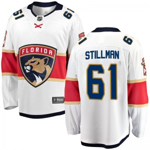 Breakaway Fanatics Branded Youth Riley Stillman White Away Jersey - NHL Florida Panthers