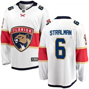 Breakaway Fanatics Branded Youth Anton Stralman White Away Jersey - NHL Florida Panthers