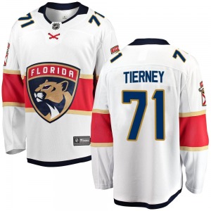 Breakaway Fanatics Branded Youth Chris Tierney White Away Jersey - NHL Florida Panthers
