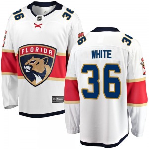 Breakaway Fanatics Branded Youth Colin White White Away Jersey - NHL Florida Panthers
