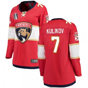 Breakaway Fanatics Branded Women's Dmitry Kulikov Red Home 2023 Stanley Cup Final Jersey - NHL Florida Panthers