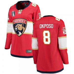 Breakaway Fanatics Branded Women's Kyle Okposo Red Home 2023 Stanley Cup Final Jersey - NHL Florida Panthers