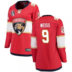 Breakaway Fanatics Branded Women's Stephen Weiss Red Home 2023 Stanley Cup Final Jersey - NHL Florida Panthers
