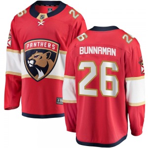 Breakaway Fanatics Branded Youth Connor Bunnaman Red Home Jersey - NHL Florida Panthers