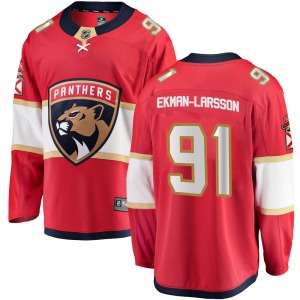 Breakaway Fanatics Branded Youth Oliver Ekman-Larsson Red Home Jersey - NHL Florida Panthers