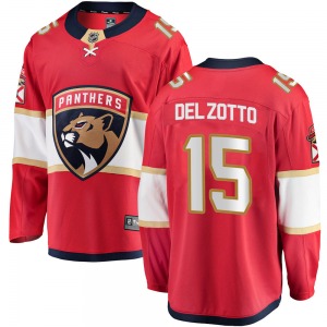 Breakaway Fanatics Branded Youth Michael Del Zotto Red Home Jersey - NHL Florida Panthers