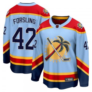 Breakaway Fanatics Branded Adult Gustav Forsling Light Blue Special Edition 2.0 Jersey - NHL Florida Panthers