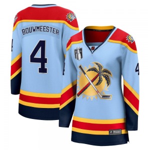 Breakaway Fanatics Branded Women's Jay Bouwmeester Light Blue Special Edition 2.0 2023 Stanley Cup Final Jersey - NHL Florida Pa