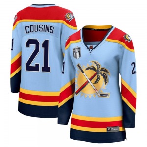 Breakaway Fanatics Branded Women's Nick Cousins Light Blue Special Edition 2.0 2023 Stanley Cup Final Jersey - NHL Florida Panth
