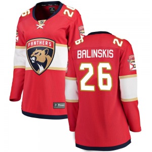 Breakaway Fanatics Branded Women's Uvis Balinskis Red Home Jersey - NHL Florida Panthers