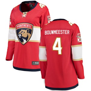 Breakaway Fanatics Branded Women's Jay Bouwmeester Red Home Jersey - NHL Florida Panthers